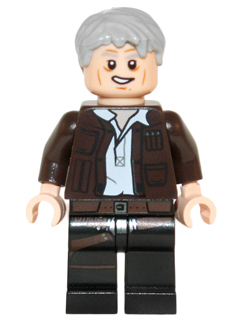 LEGO Minifigure -- Han Solo (75105)-Star Wars / Star Wars Episode 7 -- SW0675 -- Creative Brick Builders